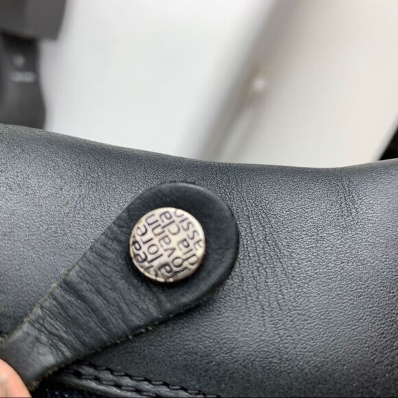 Fabianelli Black Leather Heeled Side-zip Booties S6 - Picture 8 of 14